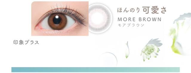 ほんのり可愛さ MORE BROWN モアブラウン