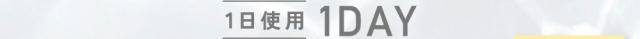 1日使用 1DAY