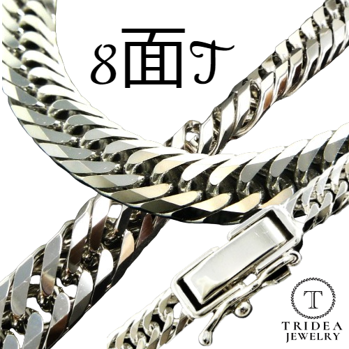 い*く様 18金 WG 喜平 45cm K18 18K ホワイトゴールド ネック TRIDEA JEWELRY 18金 ホワイトゴールド 喜平 ネックレス 18g