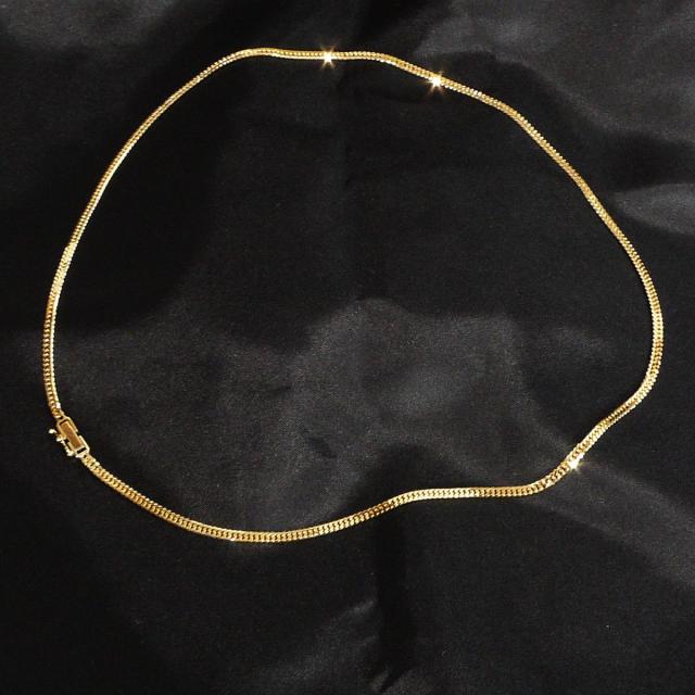 喜平 ネックレス 18金 資産 9g 45cm 6面W 造幣局検定 TRIDEA JEWELRY 18金 喜平 ネックレス 9g 45cm 6面 ダブル