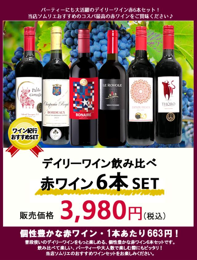 デイリーワイン赤6本セット