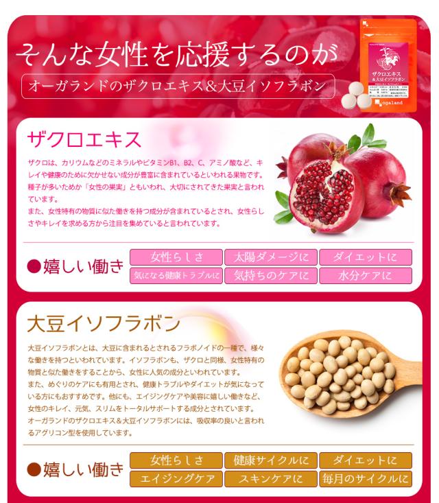 お徳用ザクロエキス＆大豆イソフラボン（約3ヶ月分） サプリメント 健康食品 _JB _3K 20014の通販はau PAY マーケット - サプリメント専門店  -ogaland-