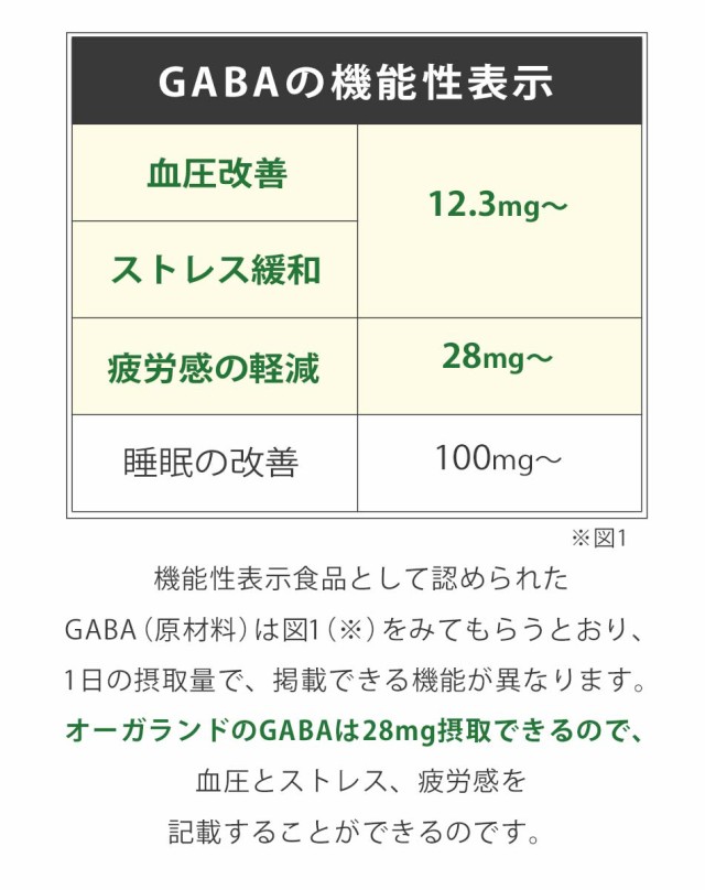 GABA（約1ヶ月分）機能性表示食品 サプリメント GABA ギャバ