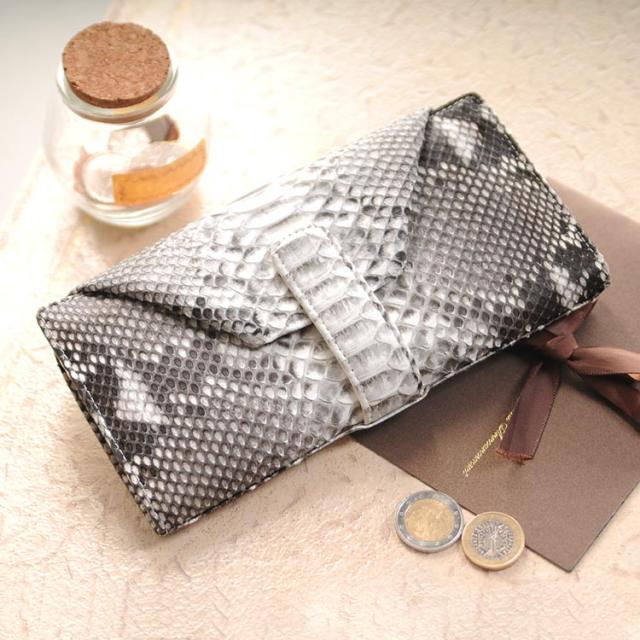 ダイヤモンド パイソン ギャルソン 長財布 レディース