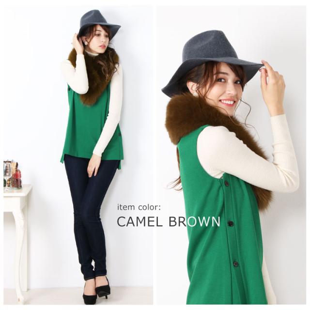 フォックス ファーマフラー レディース