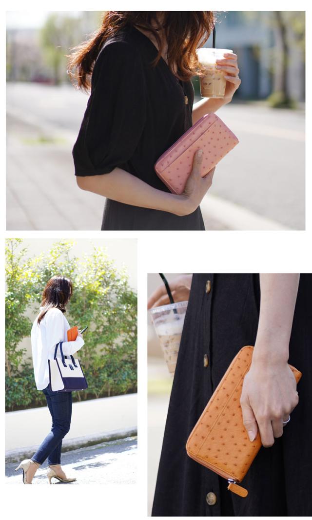 ファスナー財布 レディース