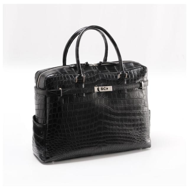 ナイルクロコダイル ビジネスバッグ