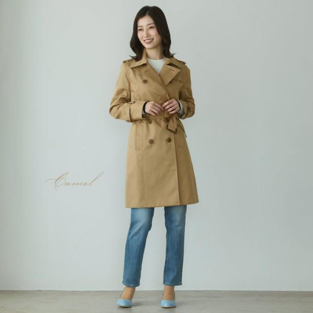 filomo ラクなのにキレイ トレンチコート レディース アウター