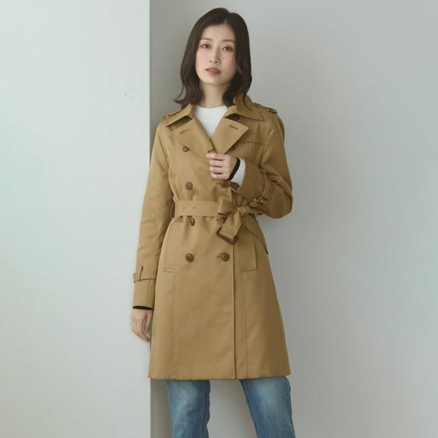 filomo ラクなのにキレイ トレンチコート レディース アウター