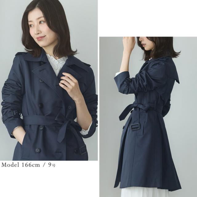filomo ラクなのにキレイ トレンチコート レディース アウター