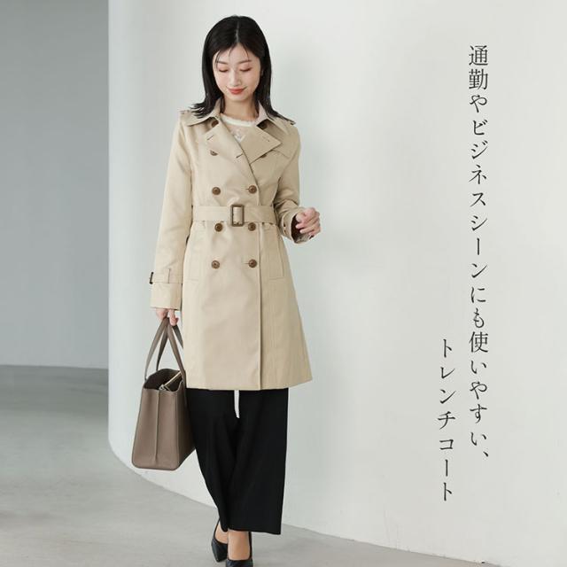 filomo ラクなのにキレイ トレンチコート レディース アウター