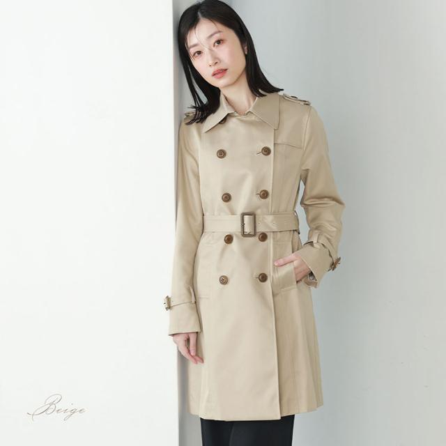 filomo ラクなのにキレイ トレンチコート レディース アウター