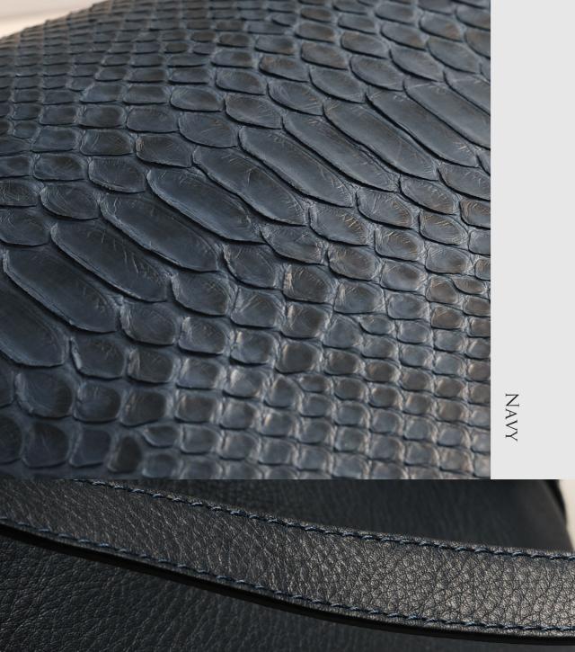 パイソン 本革 リュック