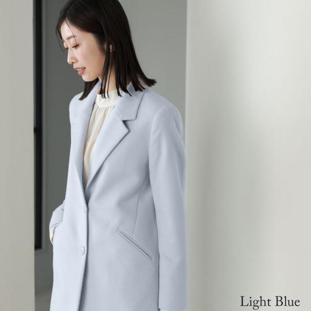 チェスターコート レディース ロング 春 秋 ベージュ