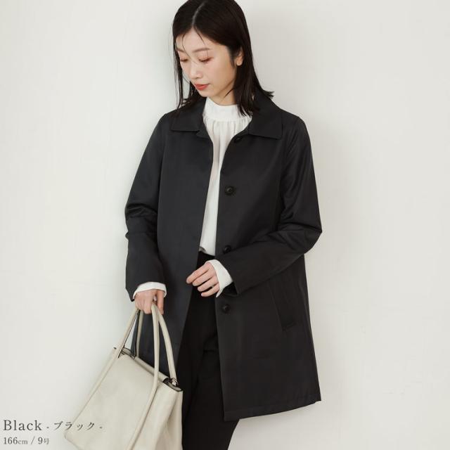 ステンカラーコート レディース 冠婚葬祭 フォーマル ビジネス オケージョン