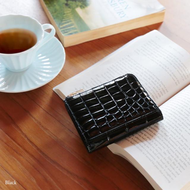 ミニ財布 コンパクト クロコダイル