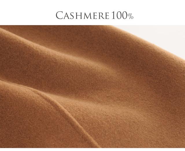 カシミヤ100% ロングコート レディース 内モンゴル産 高級カシミヤ