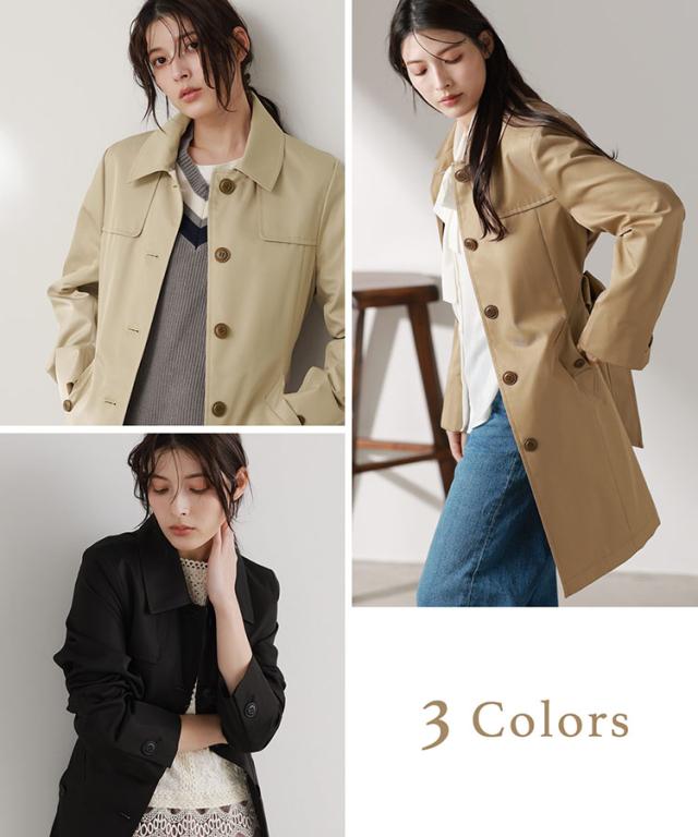 トレンチコート シングル ベーシック