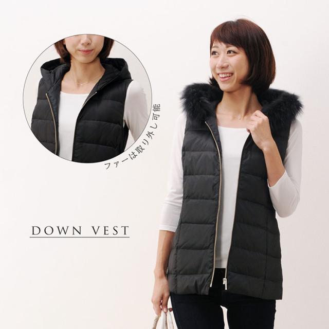 ダウン80％ ダウンベスト 暖かい 軽い