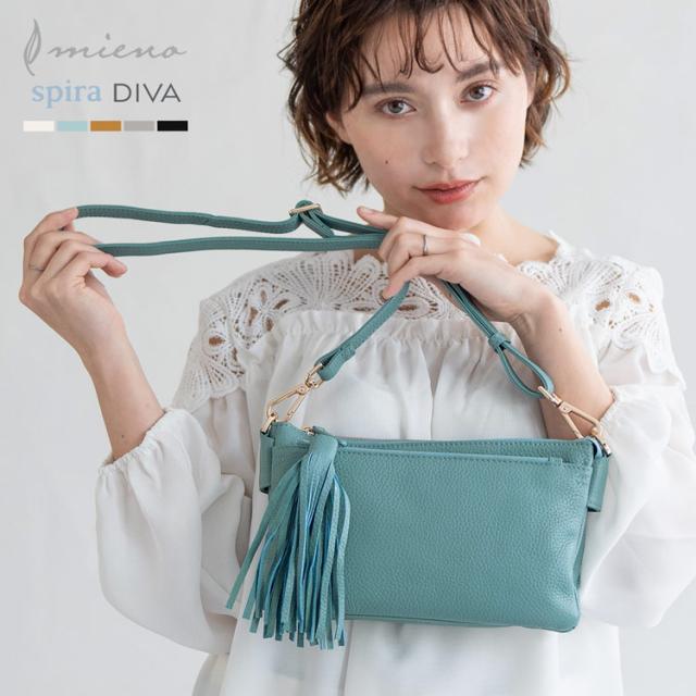 牛革 mieno ショルダーバッグ