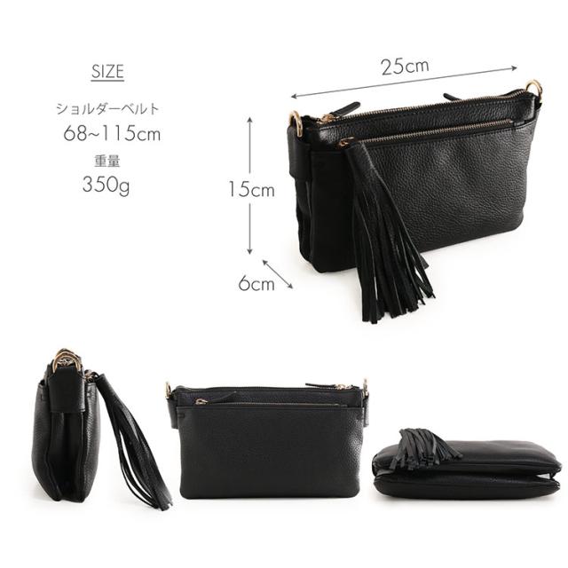 牛革 mieno ショルダーバッグ