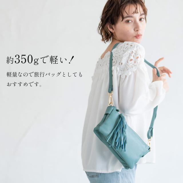 牛革 mieno ショルダーバッグ