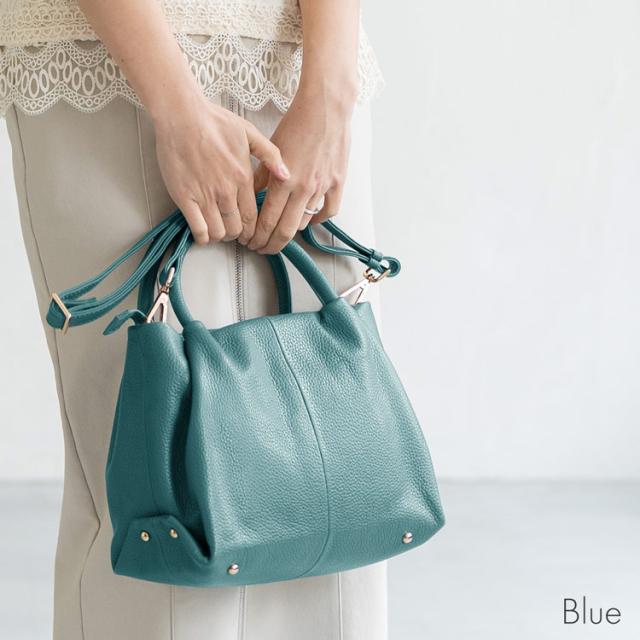 本革 トート バッグ ショルダーベルト付き 2way