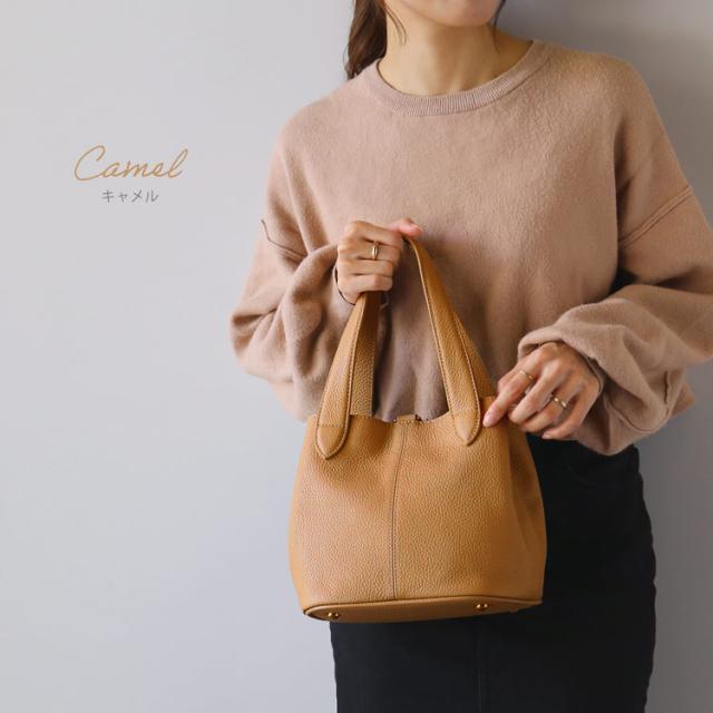 本革 キューブバッグ トートバッグ ハンドバッグ