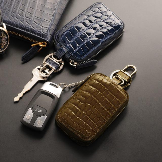 クロコダイル レディース スマートキー ケース カバー