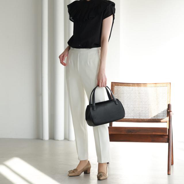 牛革 フォーマルバッグ 日本製 ブラック