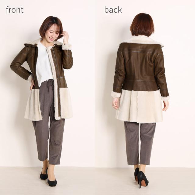 コート レディース 切り替え アウター ミディアム丈 ミドル丈 入学式 入園式 卒園式 卒業式