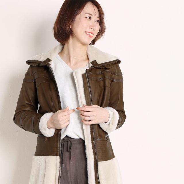 コート レディース ムートン アウター