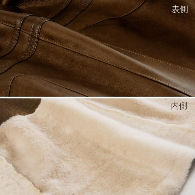 ムートン コート レディース