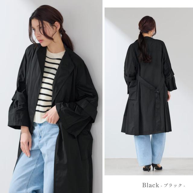 中綿ライナー付き コート レディース 春コート アウター