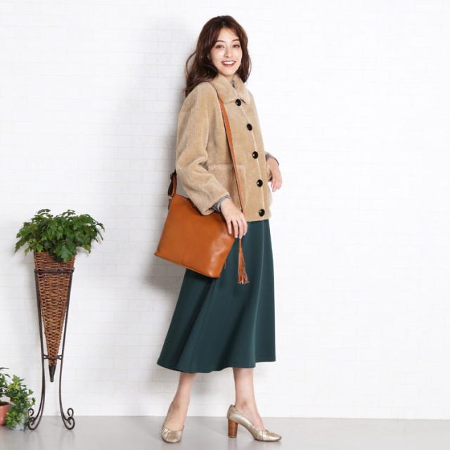 ウール ムートン ジャケット レディース ブランド Filomo ウール100％ ショート丈 ショートコート フェイクムートン ウールジャケット エコファー エコムートン (No.08000183) ウール ムートン ジャケット レディース ブランド Filomo ウール100