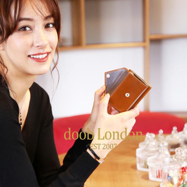 コードバン レディース ミニ 財布 本革