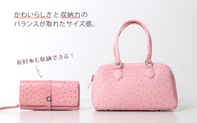 オーストリッチ 2WAY バッグ