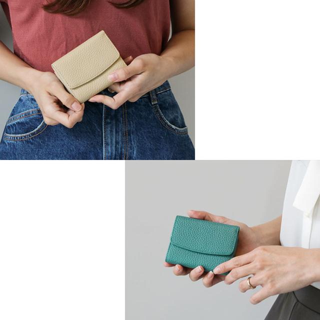 シボレザー 本革 牛革 小銭入れ ミニ コンパクト 財布