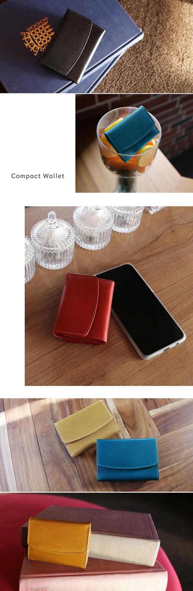 小さい 財布 コンパクト財布 レディース 牛革 ブランド