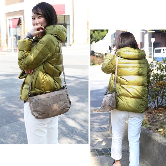 ヴィクトリアダウン ダウンジャケット レディース オリーブ