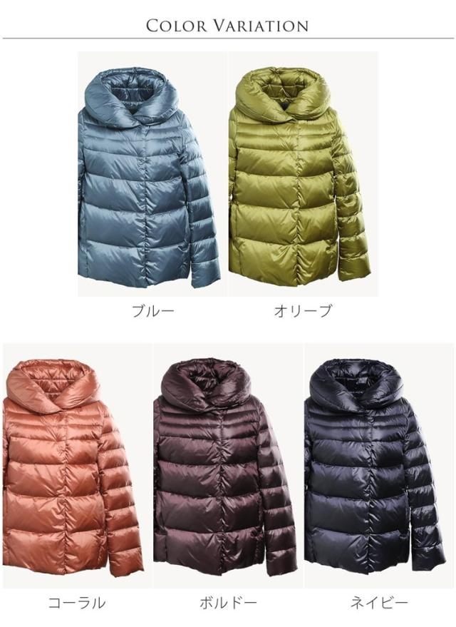 ヴィクトリアダウン ダウンジャケット レディース 光沢 艶