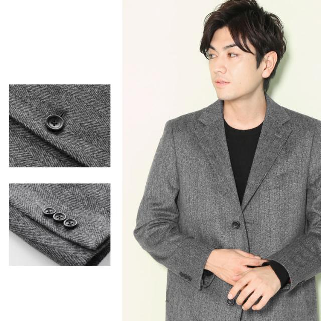 ヘリンボーンコート