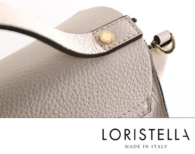 LORISTELLA ロリステッラ 牛革 バッグ ロゴ