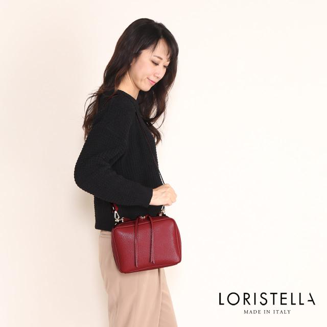 LORISTELLA ロリステッラ ELODIE シリーズ 牛革 生地 レディース バッグ