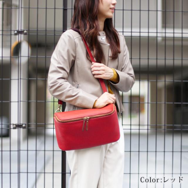 HALEINE 日本製 牛革 ショルダーバッグ / レディース