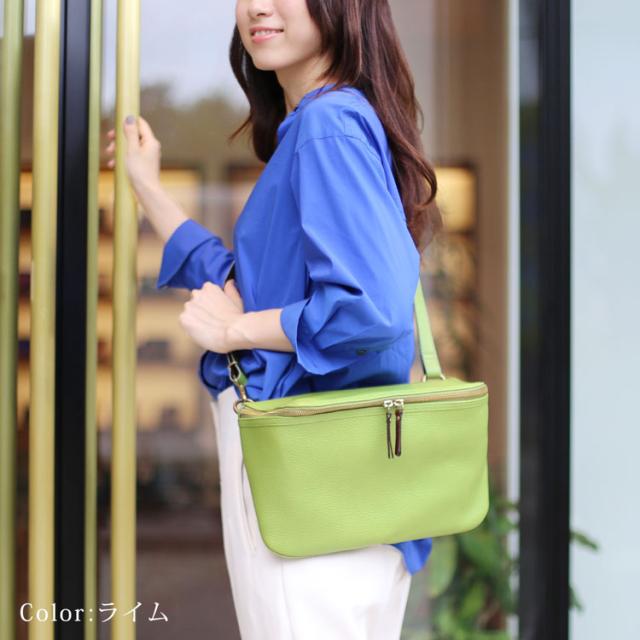 HALEINE 日本製 牛革 ショルダーバッグ / レディース