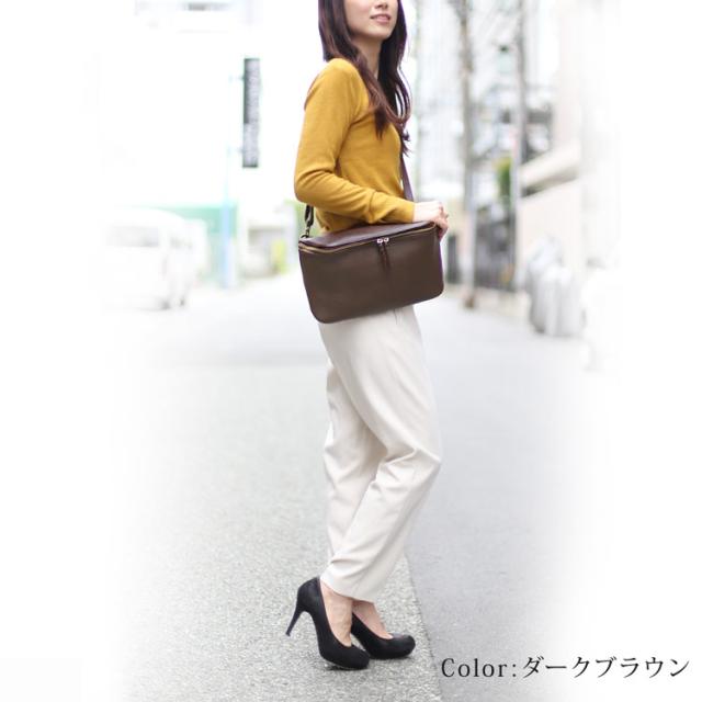 HALEINE 日本製 牛革 ショルダーバッグ / レディース