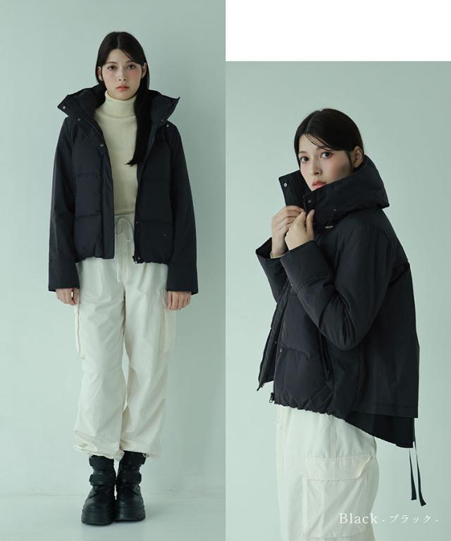 ダウンジャケット バックフレア