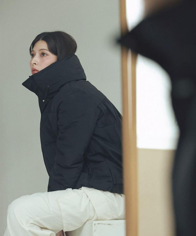 ダウンジャケット ブラック