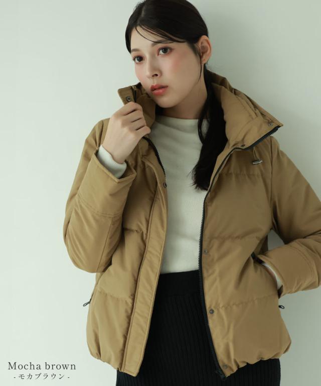 ダウンジャケット バックフレア